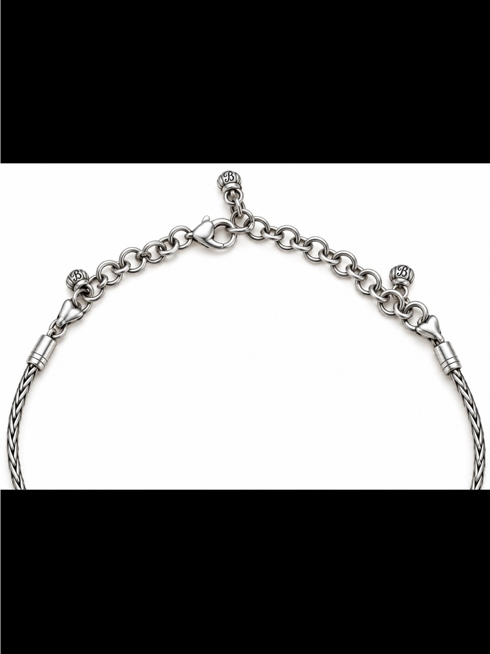 Brighton Silver “Starry Night” Double Horseshoe Pendant Necklace - Picture 5 of 6